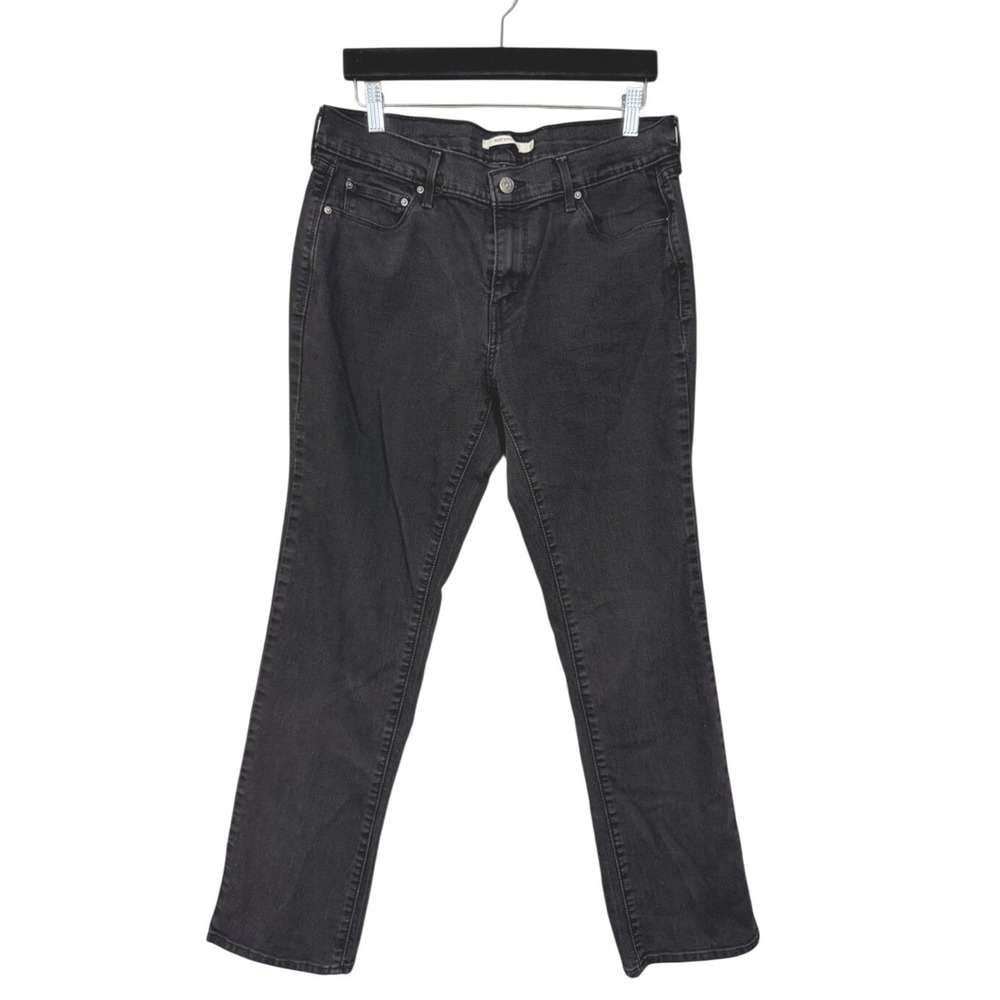 Women's Levi's 505 Straight Leg Jeans Size 31 Black